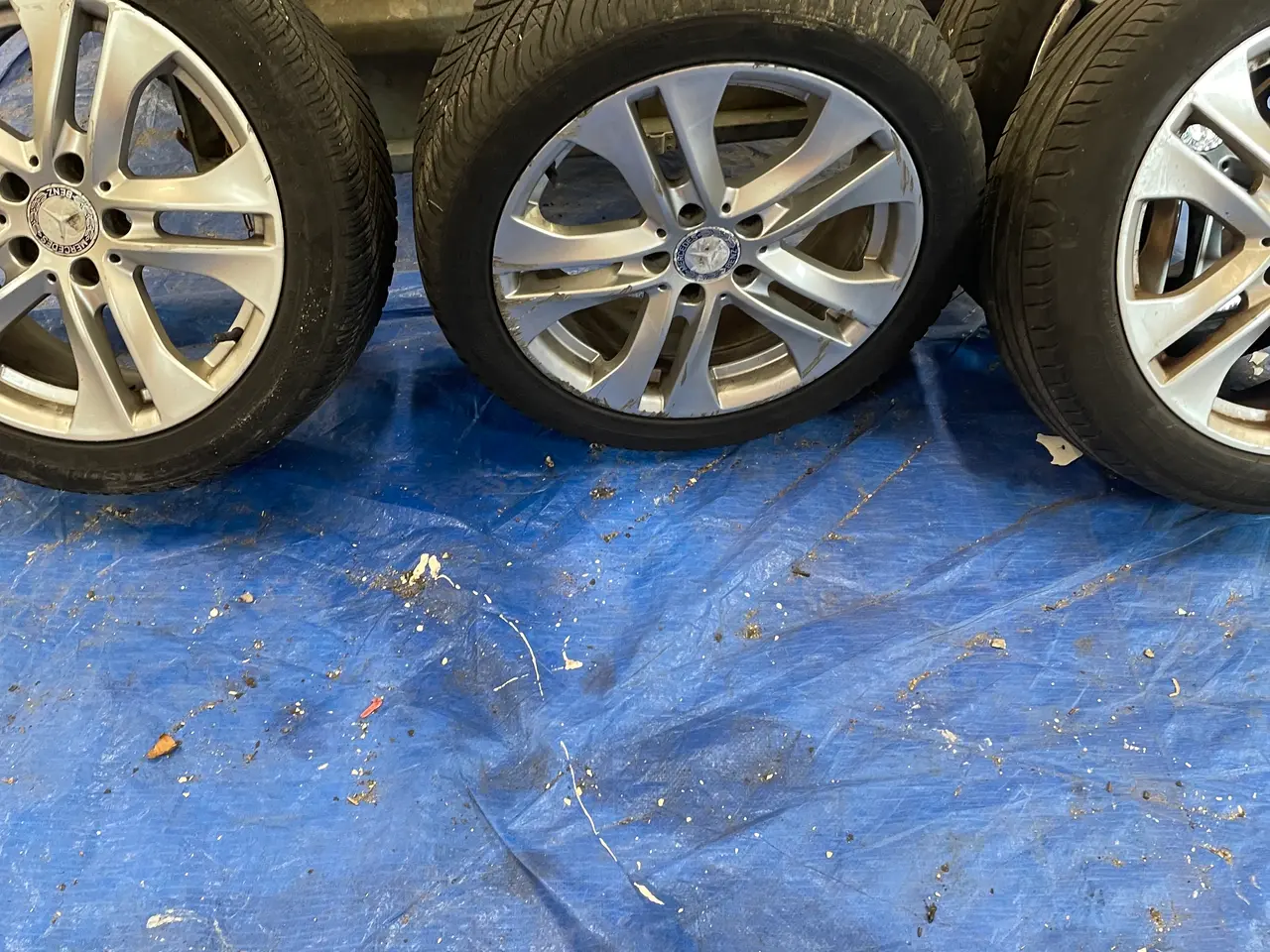 Billede 1 - 4 stk alu med Michelin helårssdæk
