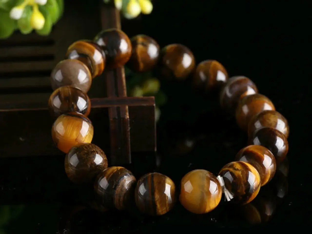 Billede 3 - Tiger Eye armbånd. 8,10,12,14 mm's perler