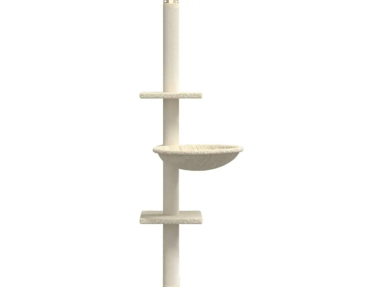 Billede 4 - Væghængt kradsetræ 142,5 cm - cremefarvet