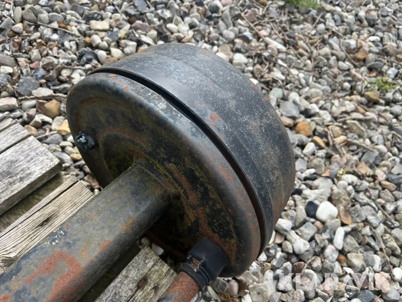 Billede 3 - Aksel med bremse FAD Hydraulisk bremse