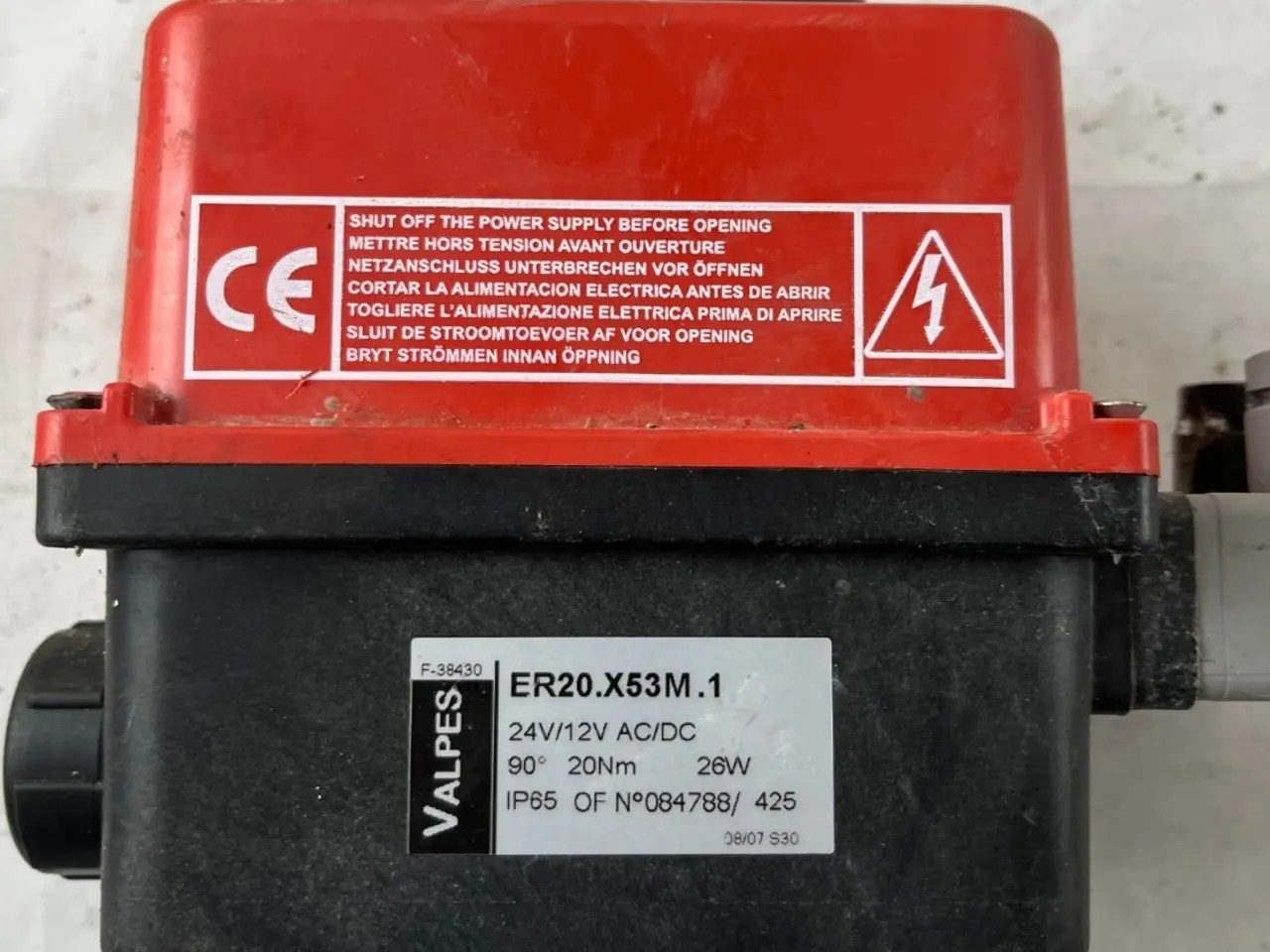 Billede 1 - Valpes ER20.X53M.1 Electric ventil Actuator AC/DC