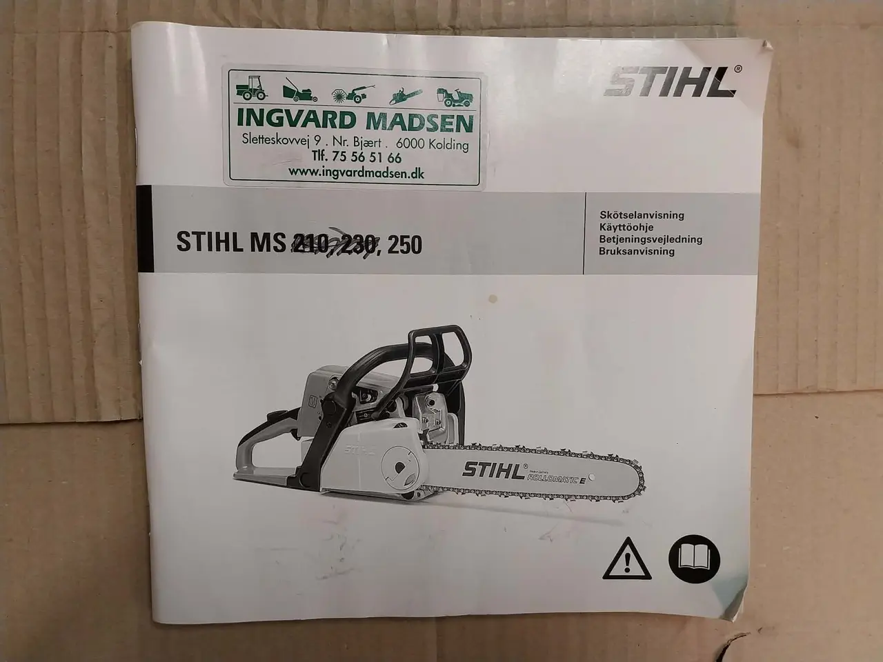 Billede 2 - Kædesav benzin Stihl med manual