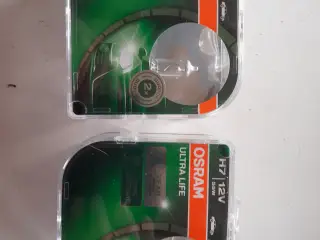 H7, 4 stk (2 sæt) Osram pærer