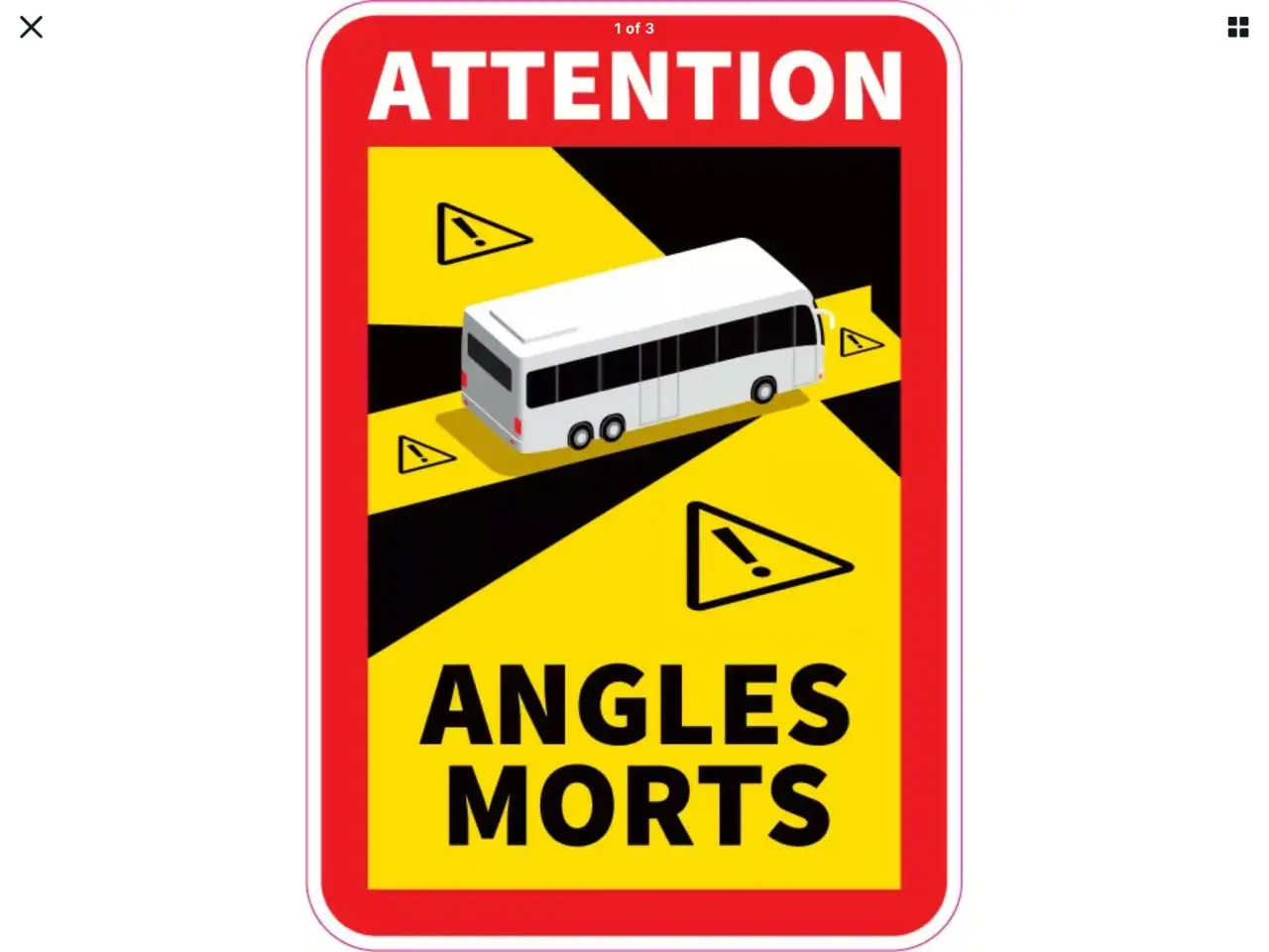 Billede 1 - ANGLES MORTS klistermærker
