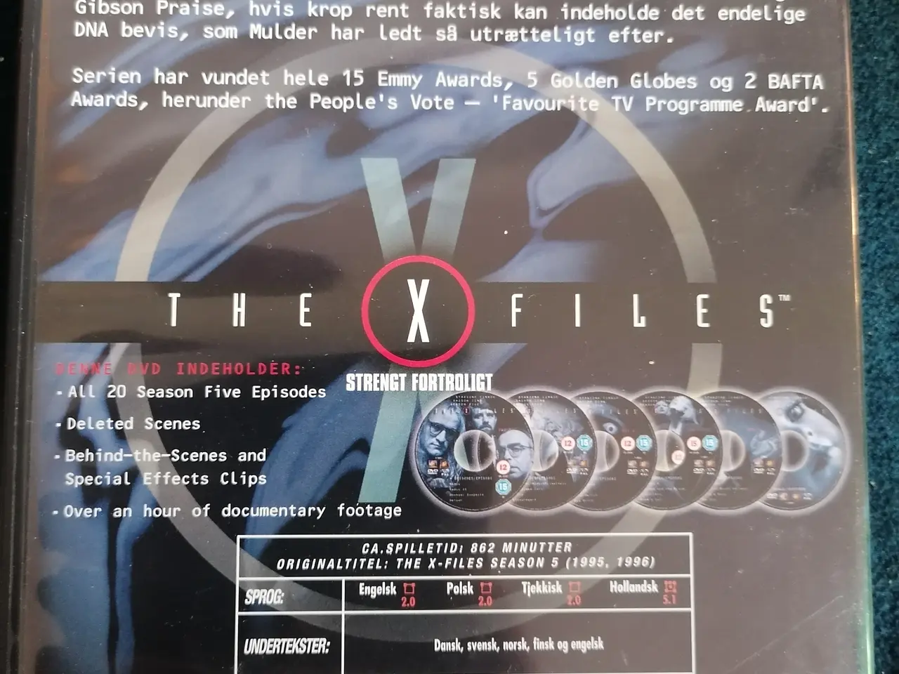 Billede 2 - Strengt Fortroligt/The X-Files Sæson 5