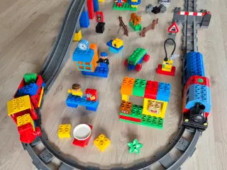 Duplo Elektrisk Togbane, Batteritog, Stor Bro, 