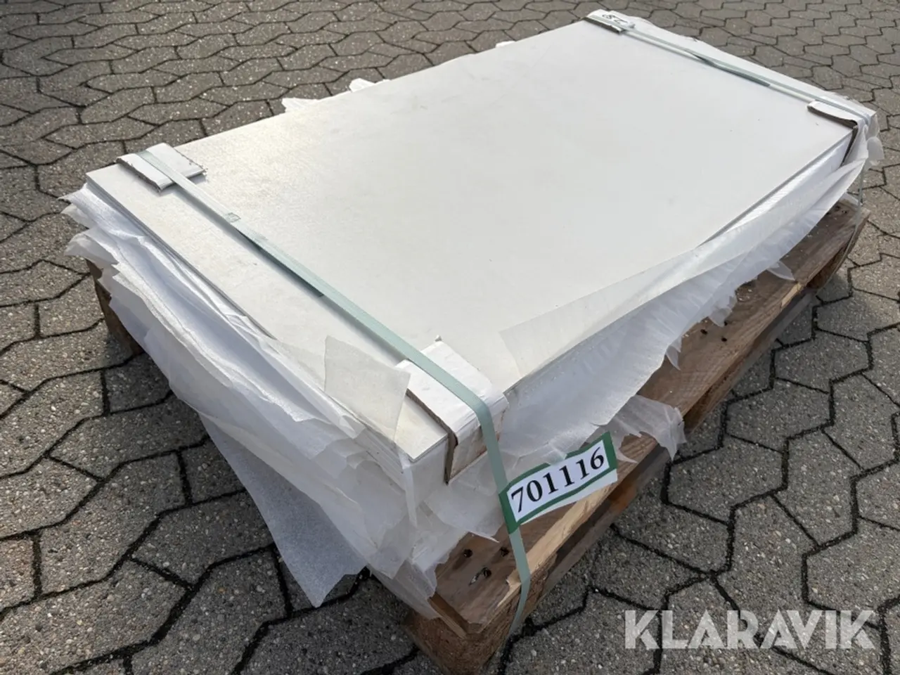 Billede 1 - Eternitplader - 119,5x59,5 cm - 28 styks - perle