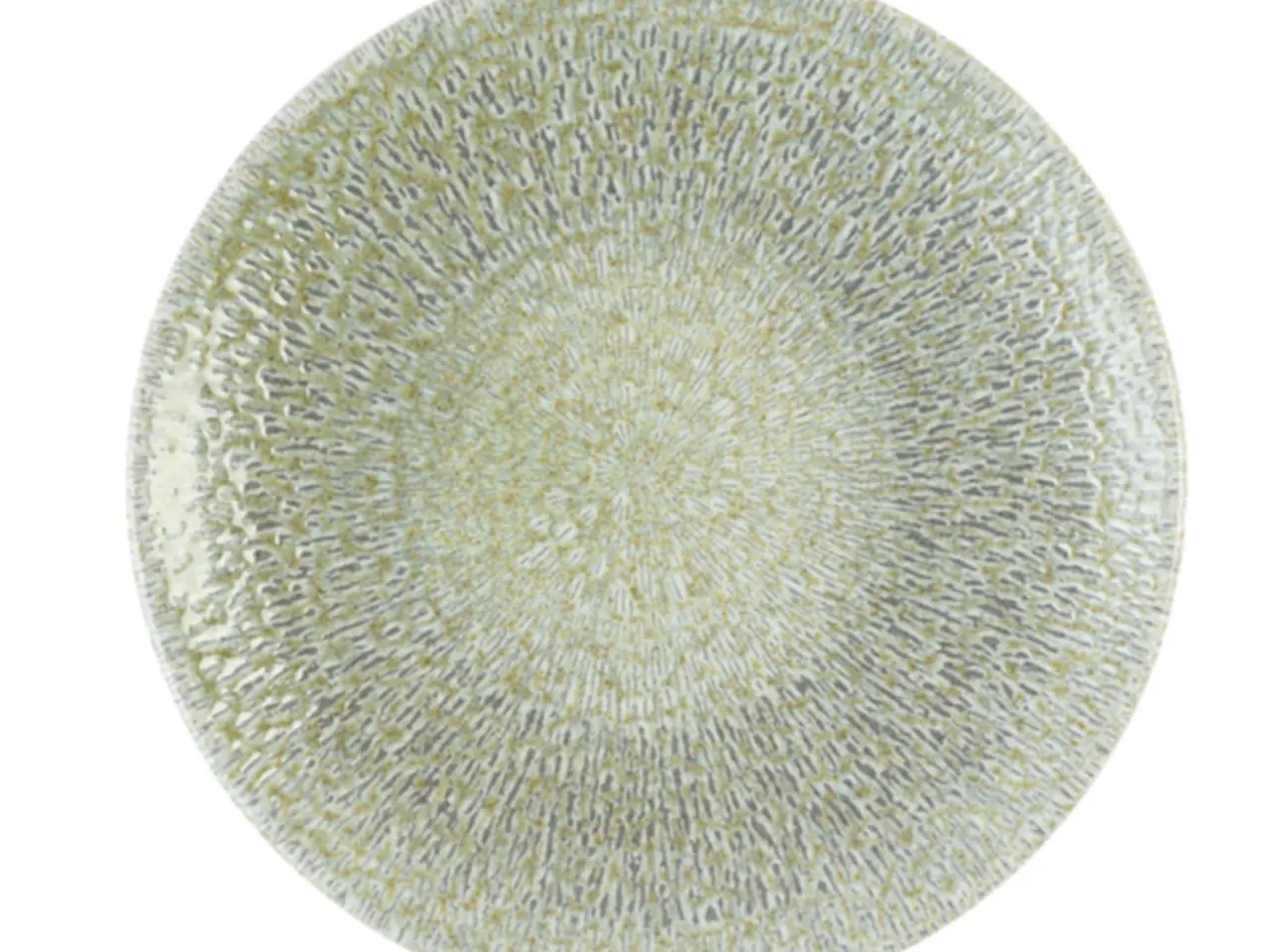 Billede 1 - 43 stk. Dudson Harvest Grain flad tallerken uden fane, grøn, ø16,4 cm