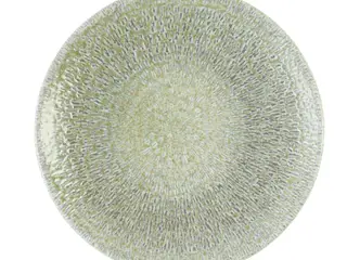 43 stk. Dudson Harvest Grain flad tallerken uden fane, grøn, ø16,4 cm