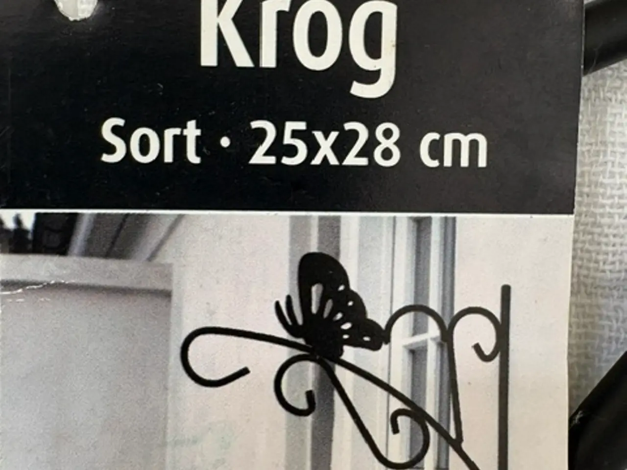 Billede 2 - 9 stk. NYE sorte ophæng - krog til lanterner mm.