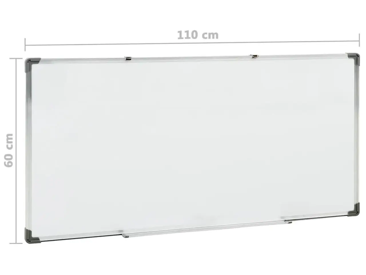 Billede 9 - Magnetisk whiteboard 110 × 60 cm - stål, hvid