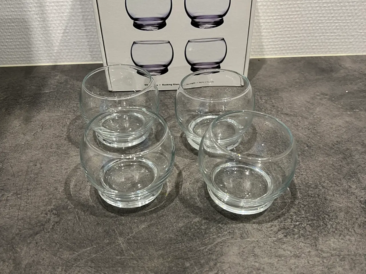 Billede 1 - Vippeglas fra Normann københvvn 4 stk