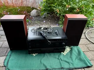 Komplet vintage anlæg: Flotte retro B&O højttalere