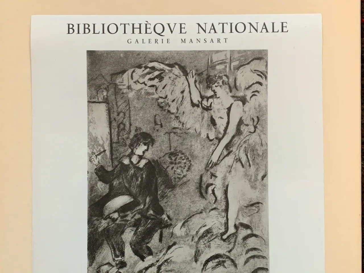 Billede 2 - Chagall, original litografisk plakat