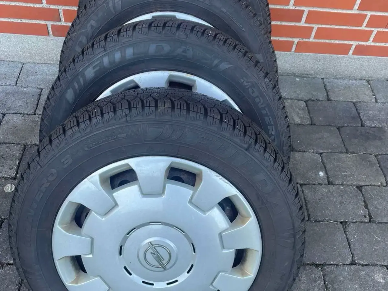 Billede 1 - 15 Originale Opel vinterhjul m.næsten ny vinterdæk