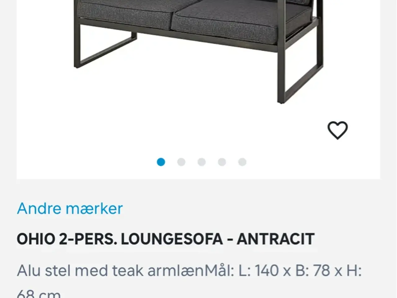Billede 1 - Ohio Lounge sofa