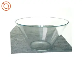 Glas skål fra K Hagberg (str. 28 x 17 cm)