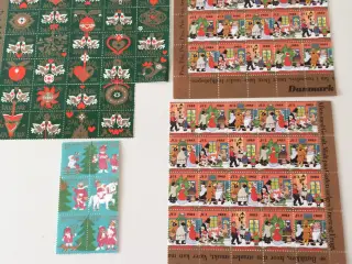 Julemærker fra år 1980 - 1983 og 1989