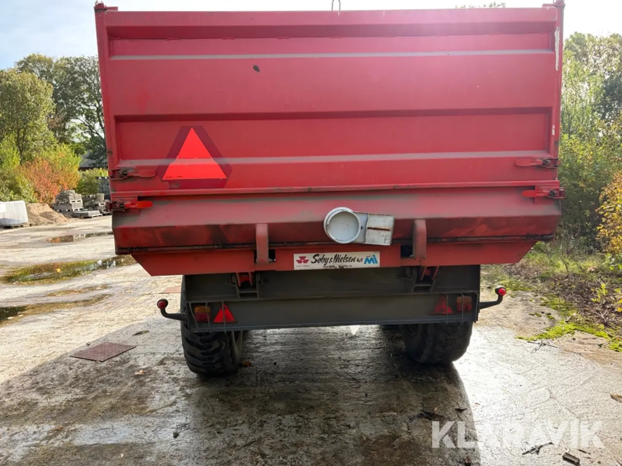Billede 4 - Tip vogn Kimadan LBC 120 BT med hydraulisk bagsmæk.