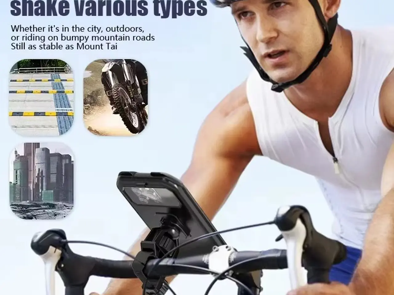 Billede 4 - Mobilholder cykel, knallert, motorcykel, løbehjul.
