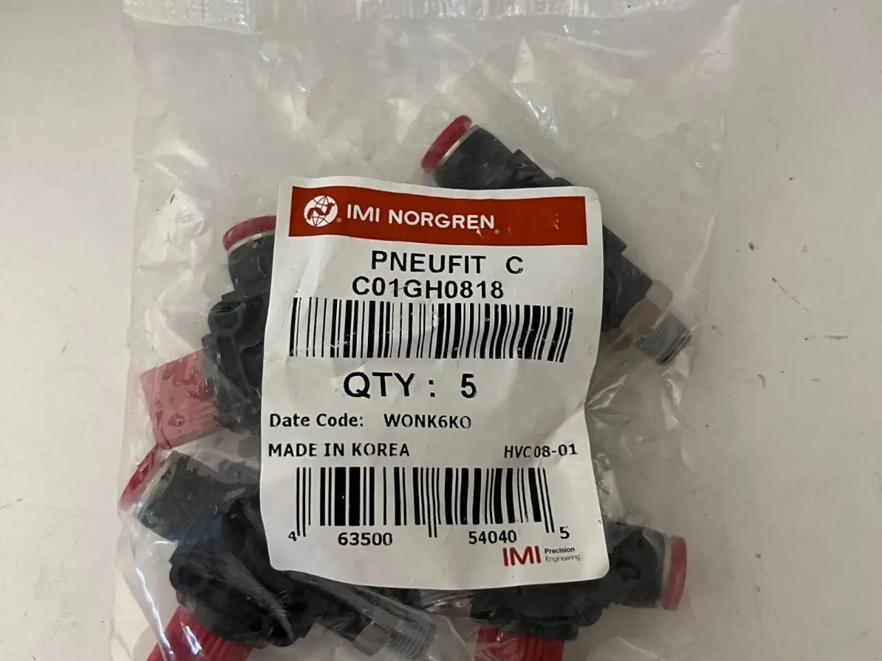 Billede 3 - IMI Norgren Pneufit C Push-In Fittings C01GH0818
