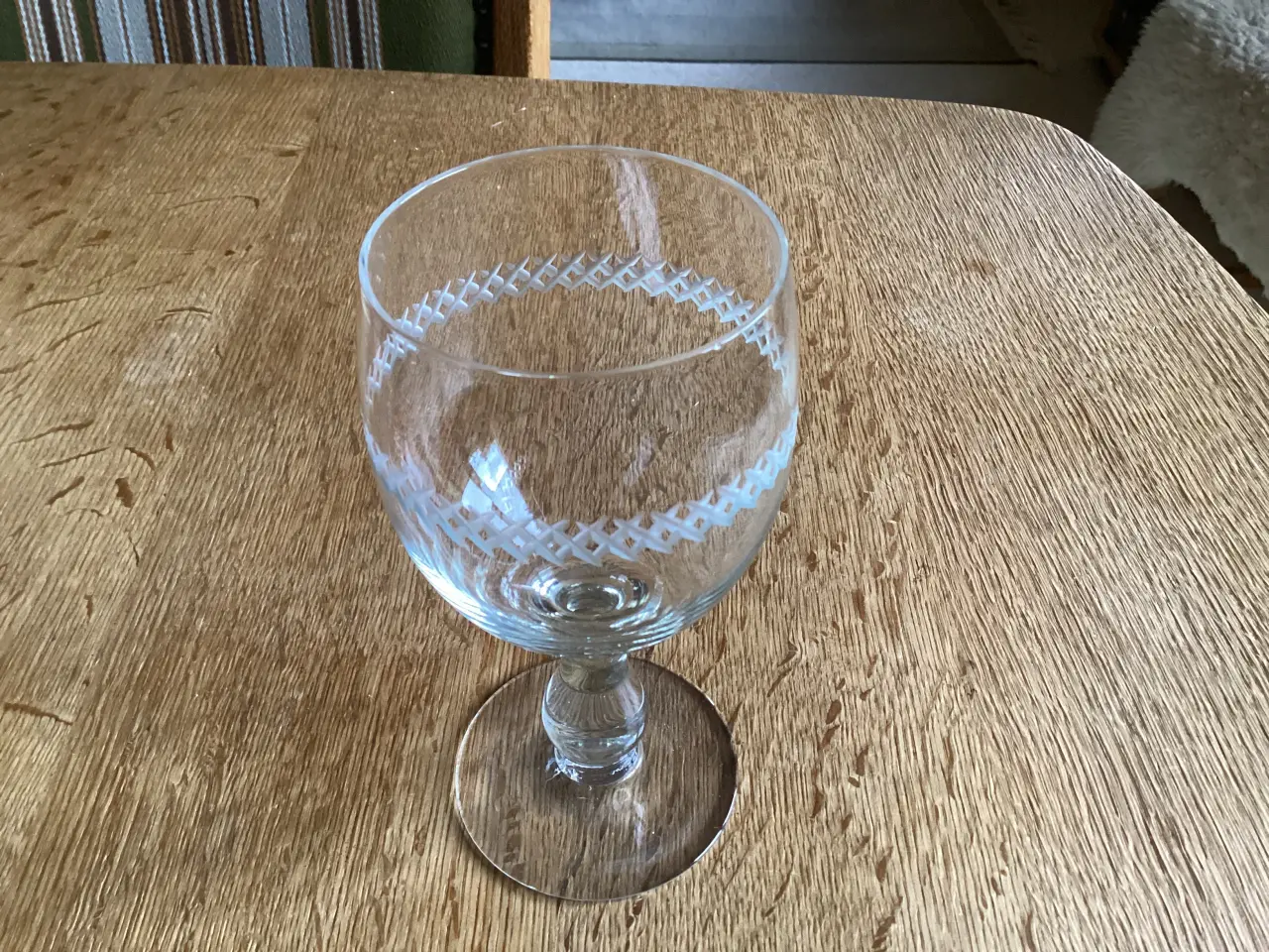 Billede 3 - 5 gamle Holmegårdglas m/krydsslibninger