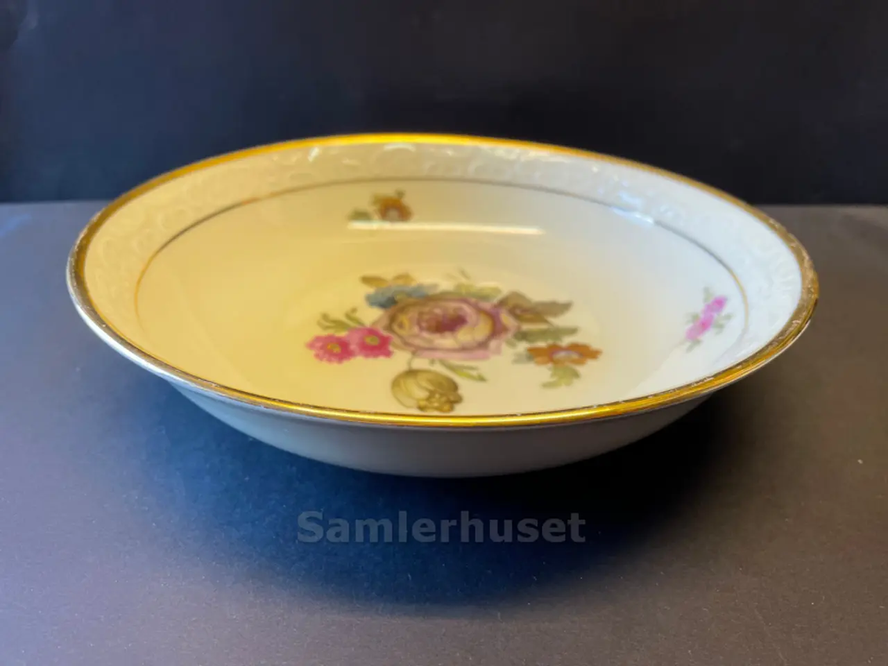 Billede 1 - Rosenborg Skål Rund 5x21,5 cm