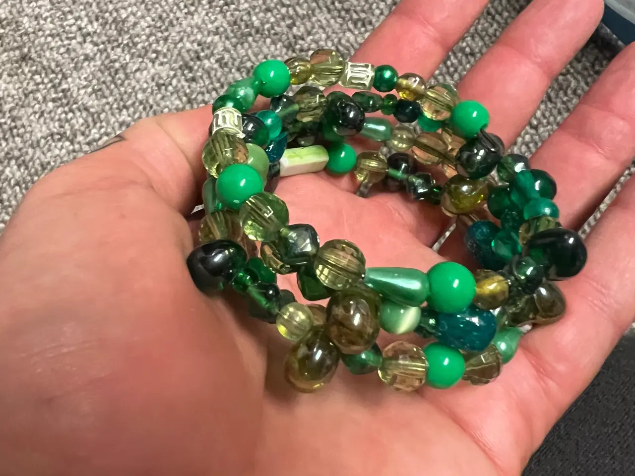 Billede 3 - Smukke nye grønne armbånd