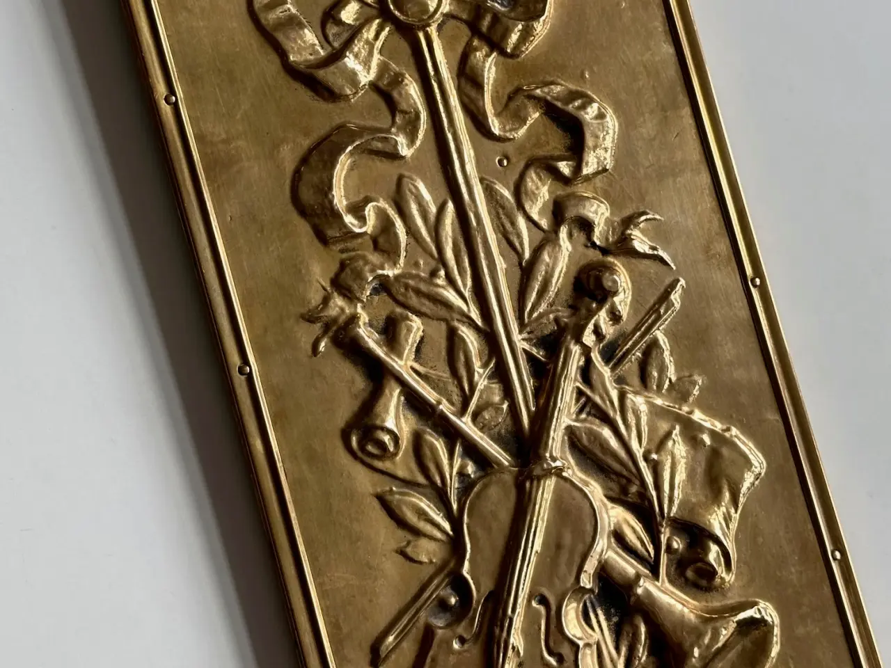 Billede 1 - Messingrelief