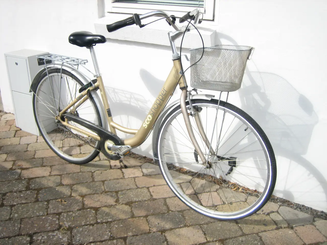 Billede 5 - Velholdt SCO Shopper Damecykel med Aluminium stel.