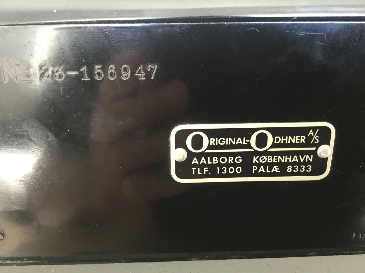 Billede 2 - Antik orig. Ohner regnemaskine