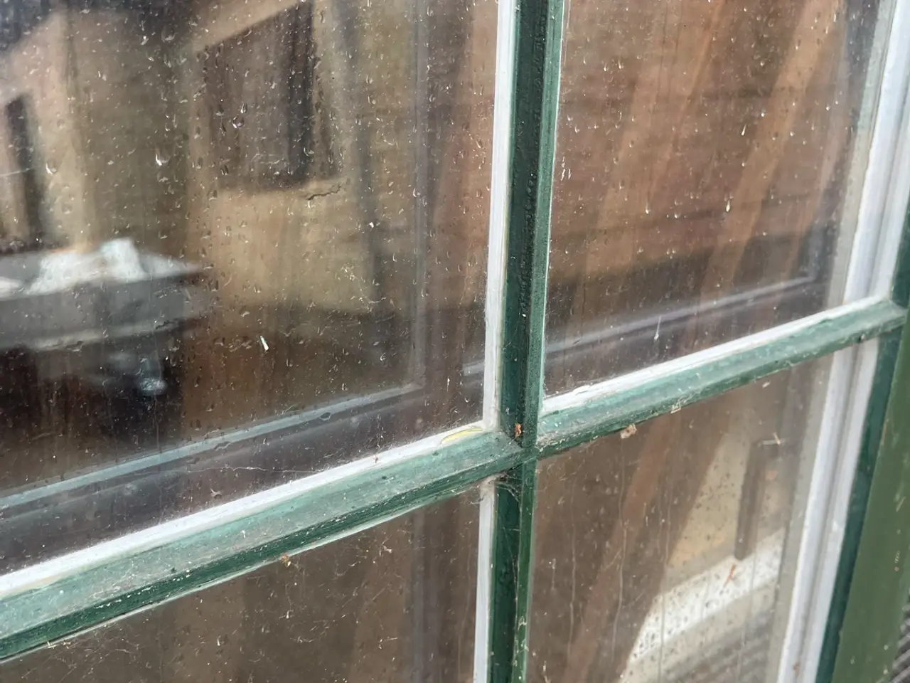 Billede 2 - Terrassedør med kittede glas 