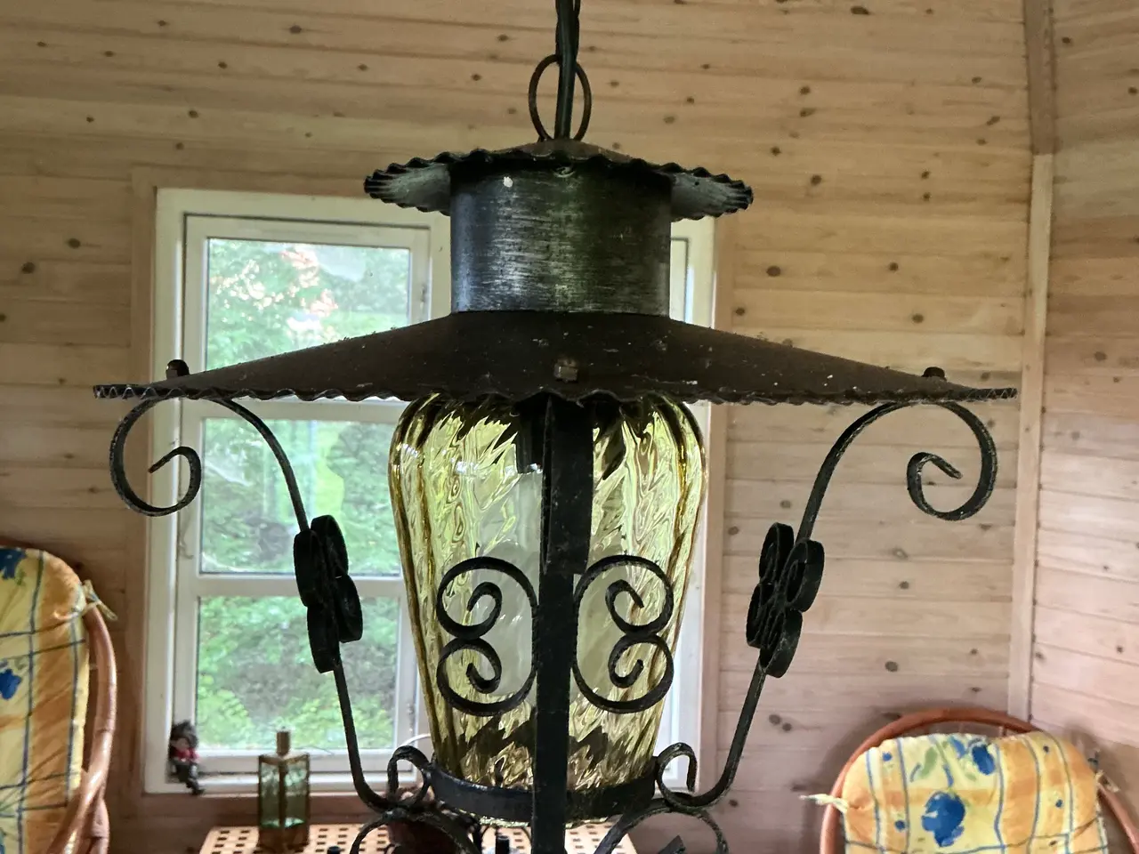 Billede 1 - Smedejernslampe