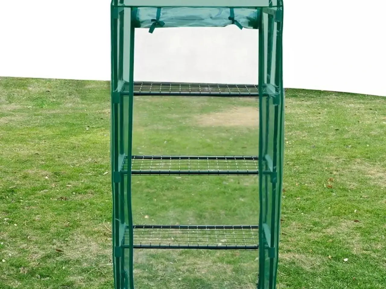 Billede 3 - Drivhus med 4 hylder - 69 x 32 x 160 cm