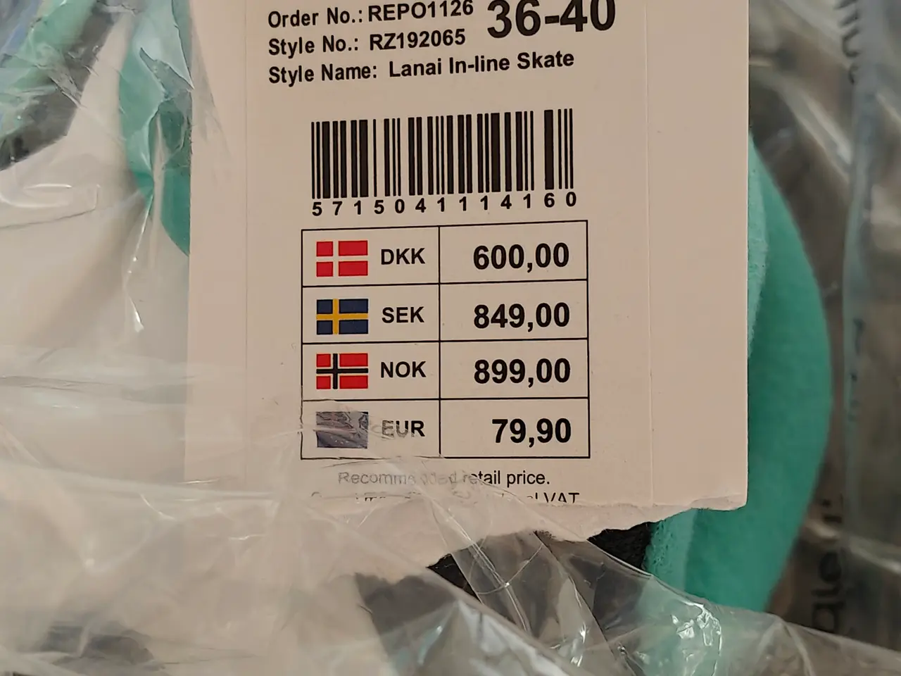 Billede 4 - Nye rulleskøjter str 36-40