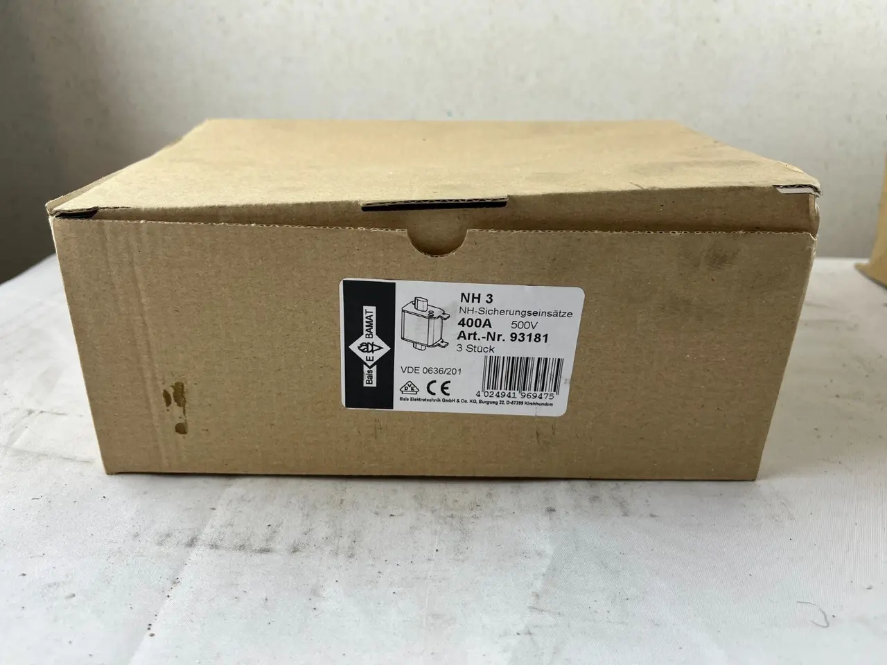 Billede 3 - 3x ETI NH3C NH3 sikringer 400A 500V gG 120kA ny