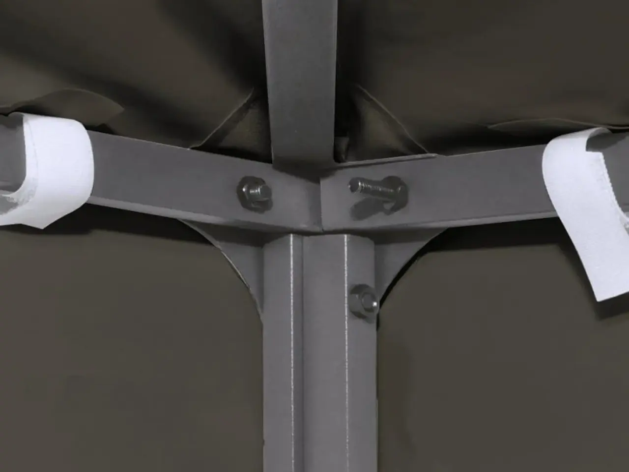 Billede 4 - Pavillontopdække i 2 lag 3×3 m - 310 g/m², gråbrun