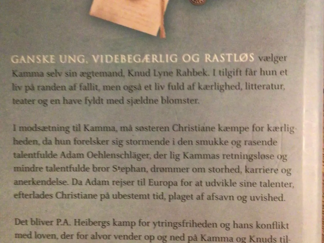 Billede 2 - Maria Helleberg : Kamma - Bakkehusets Kamma Rahbek