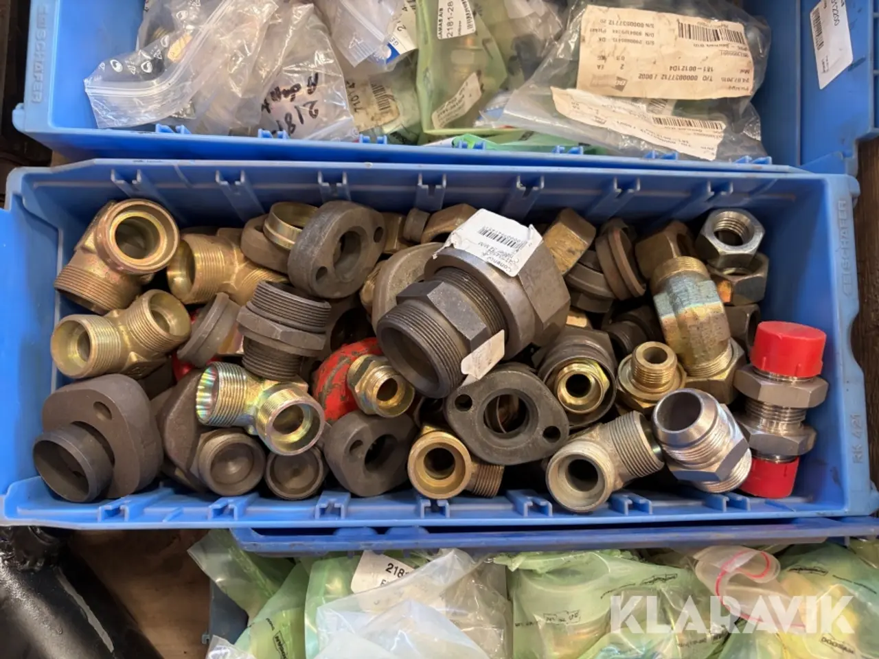 Billede 6 - Hydraulik fittings - 3 kasser