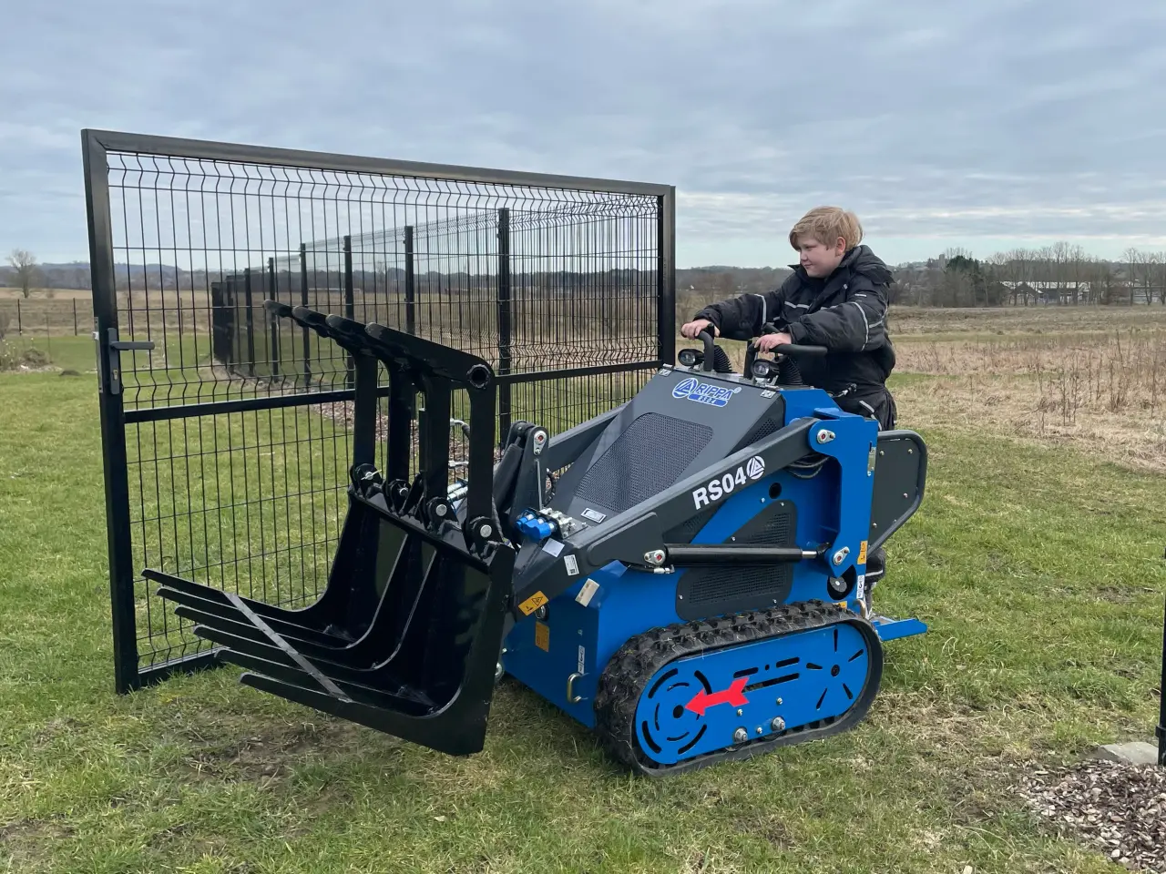 Billede 1 - Rippa Minilæsser 900kg Kubota motor