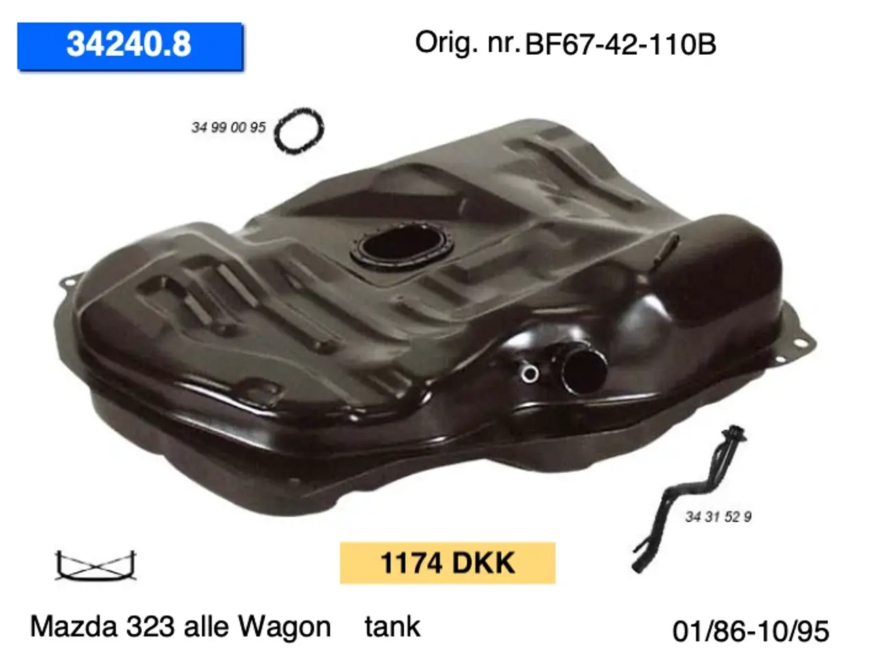 Billede 10 - Mazda 323 (85-89) tanke