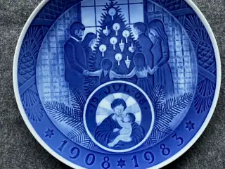 Jubilæumsplatte 1908-1983 Royal Copenhagen
