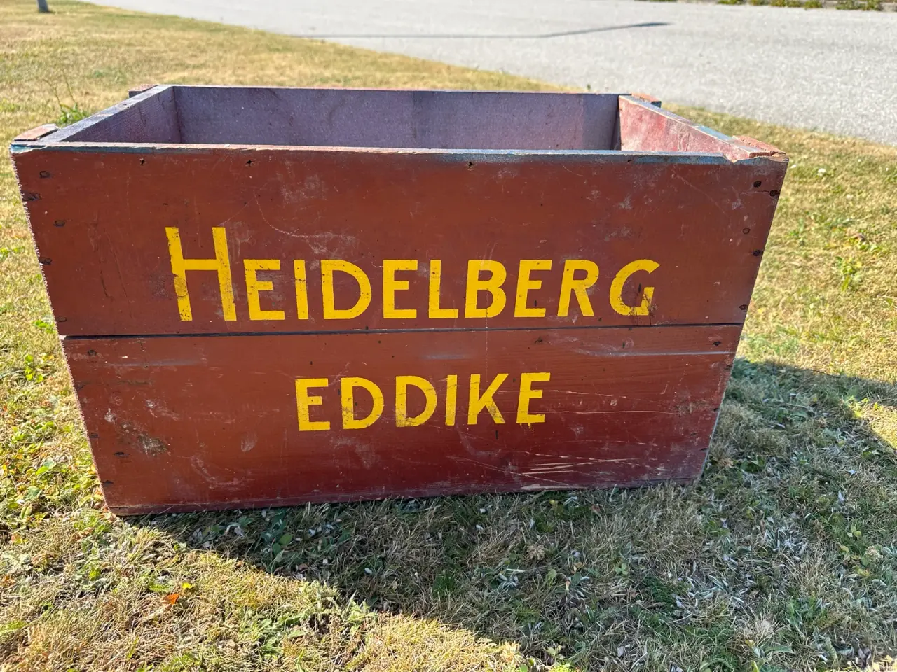 Billede 2 - Heidelberg Eddike, kasse (vintage)