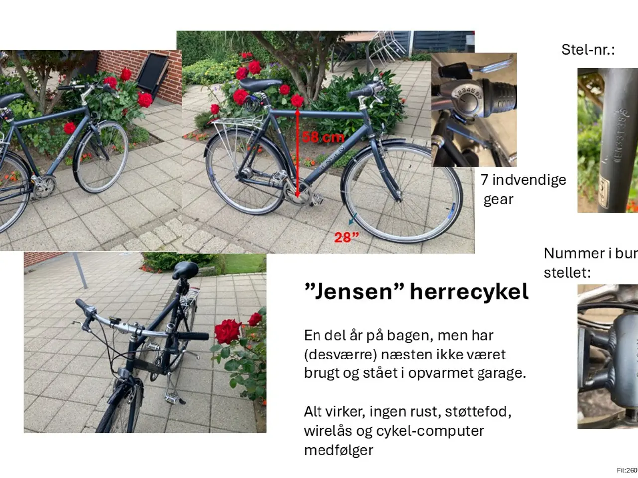 Billede 1 - Jensen Herrecykel