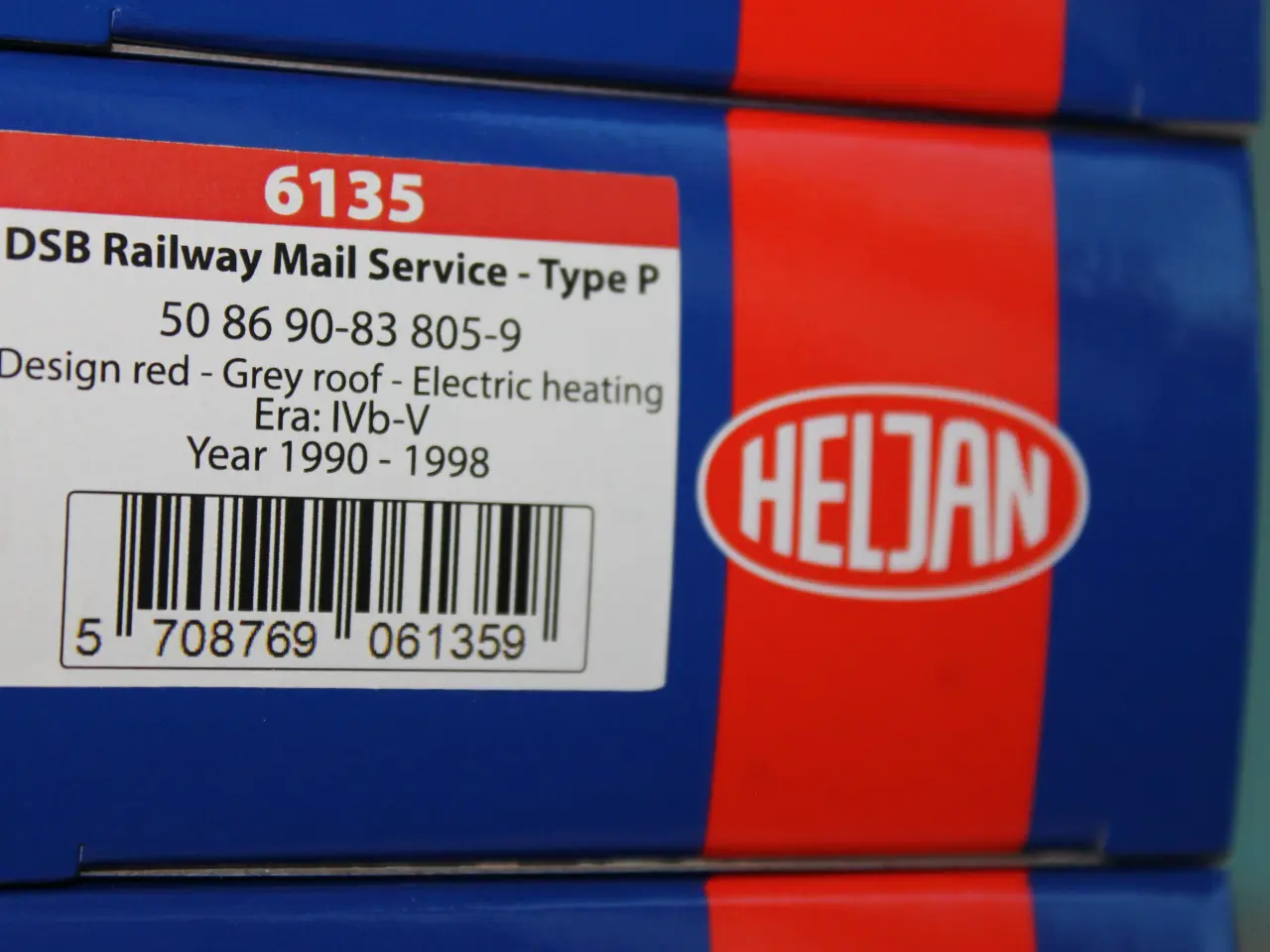 Billede 3 - Heljan H0  6135  DSB  Postvogn