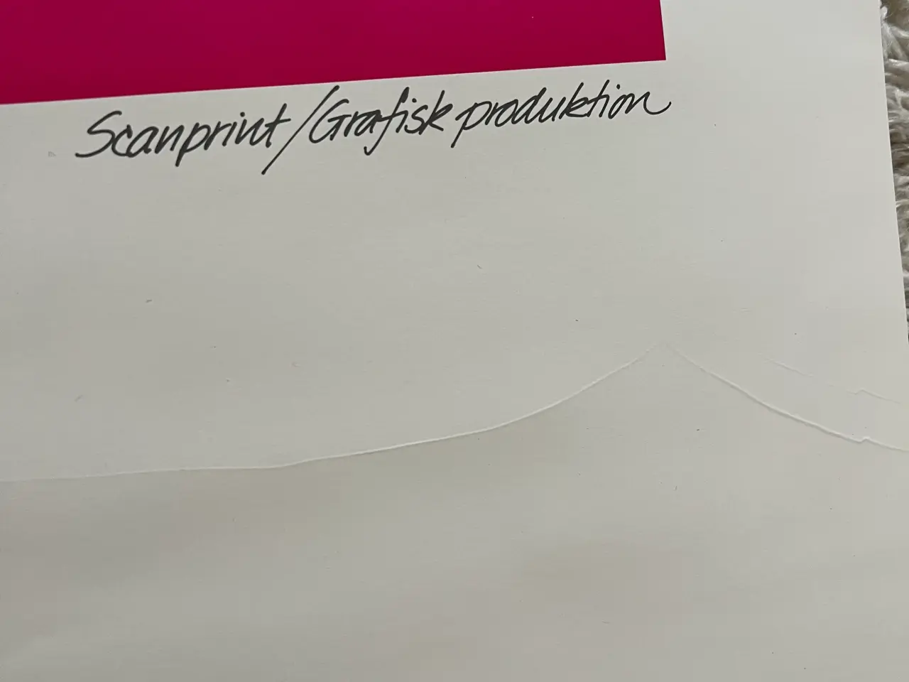 Billede 4 - Grafisk tryk fra 1986 med knald på farver