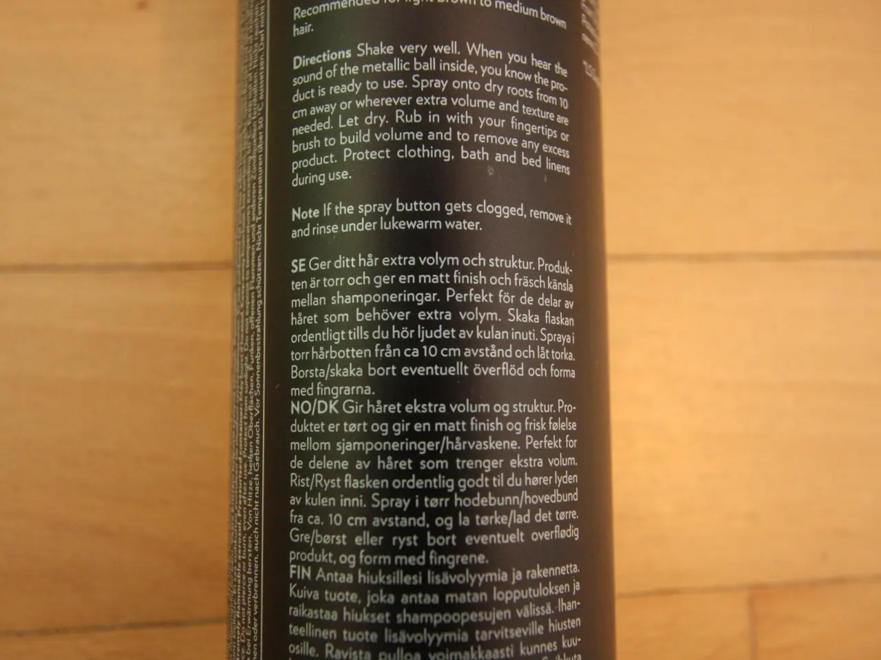 Billede 5 - Hårspray Lernberger Dryclean Brown (volumen)