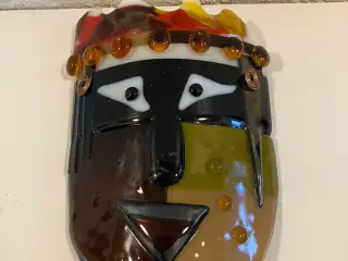 Håndlavet glasmaske