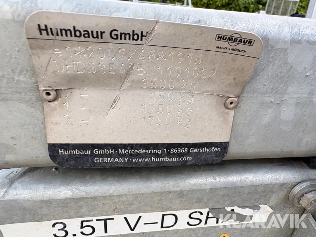 Billede 6 - Kabeltrailer Humbaur SRA 3500