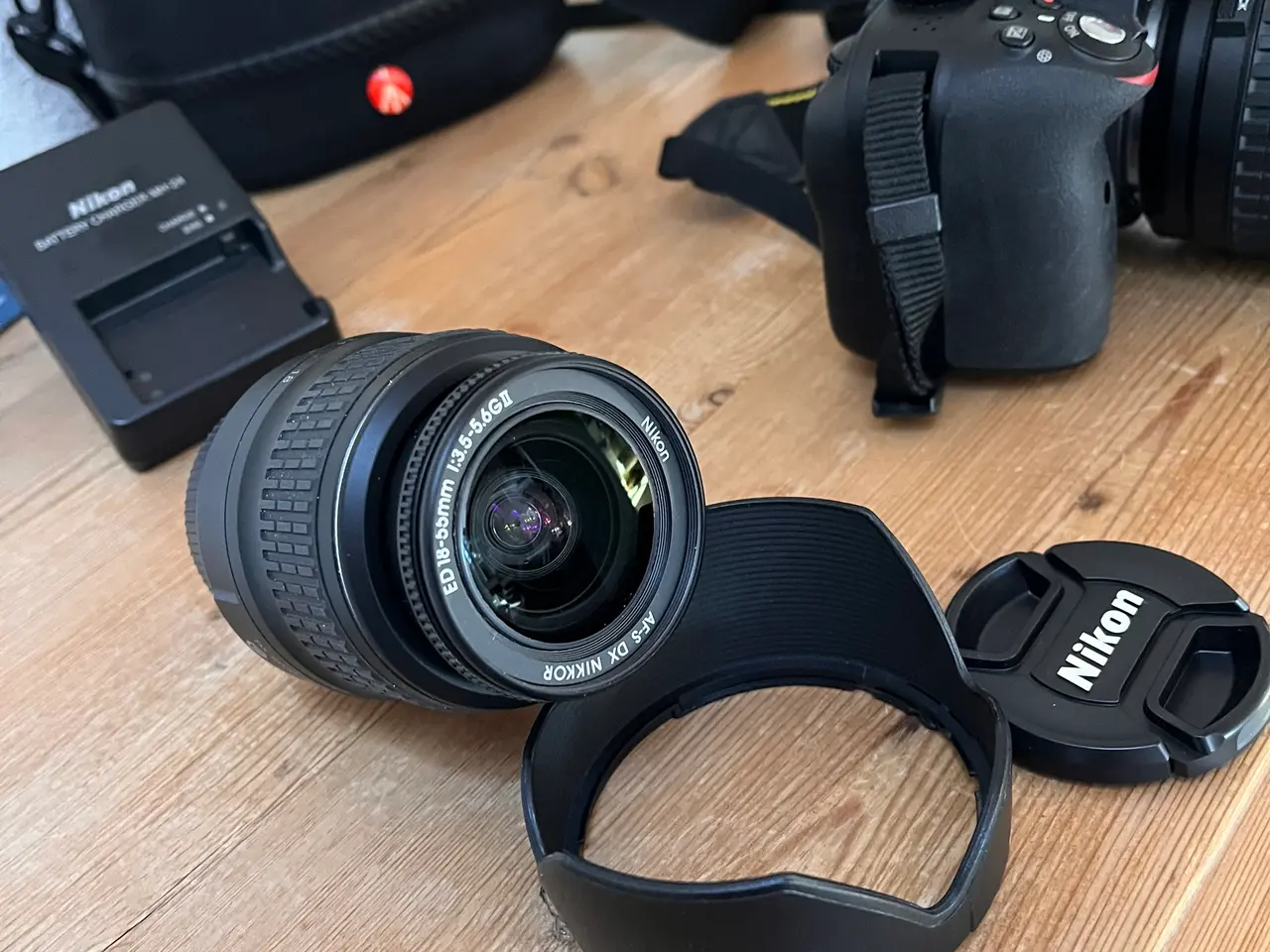 Billede 6 - Nikon D3300 18-55 mm kit. + og meget mere tilbehør